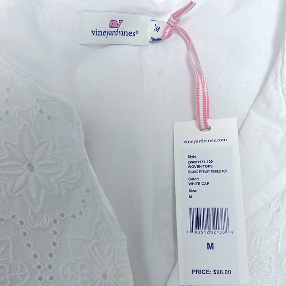 NWOT Vineyard Vines peplum top - Picture 2 of 4